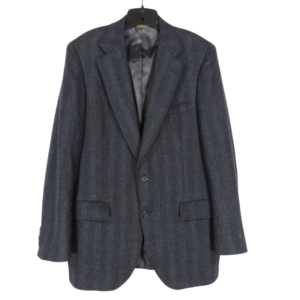 RACQUET CLUB Dillard's WOOL Navy w/Red Stripe SPORT COAT Blazer Jacket SIZE 40
